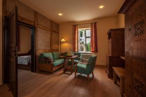 Posezení v ubytování Burghotel Stargard