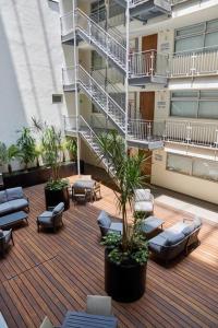 Μπαλκόνι ή βεράντα στο Mili & Mila Depto con Alberca y Gym en el corazón de Condesa y Roma