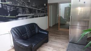 Posezení v ubytování Ferienwohnung New York