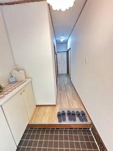 Köök või kööginurk majutusasutuses 名古屋市北区楠民泊