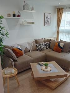 Χώρος καθιστικού στο Cozy Chic Appart