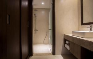 Phòng tắm tại Di lusso Boutique Hotel Riverside Danang