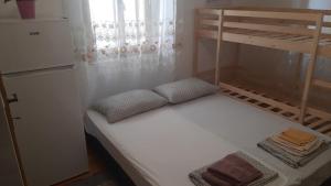Postel nebo postele na pokoji v ubytování levinja
