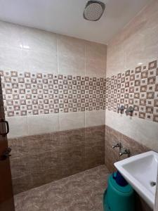 Koupelna v ubytování Hotel Safra