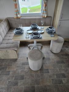 Χώρος καθιστικού στο Ty-Dee Holiday Home inside Polperro Holiday