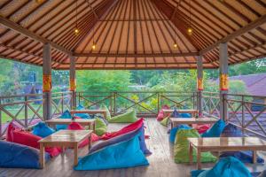 Χώρος καθιστικού στο Taman Bidadari Eco Wellness