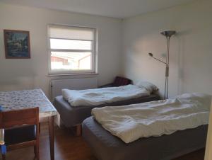 Postel nebo postele na pokoji v ubytování Rødkælkevej's B&B
