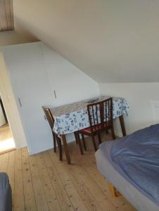Postel nebo postele na pokoji v ubytování Rødkælkevej's B&B