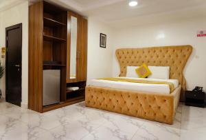 Voodi või voodid majutusasutuse 247 Luxury Hotel toas