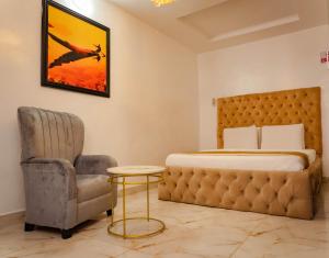 Voodi või voodid majutusasutuse 247 Luxury Hotel toas