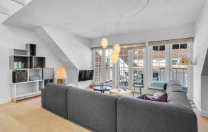 Posezení v ubytování Modern And Luxurious Holiday Apartment In Rørvig