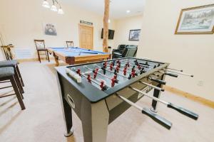 Herní místnost v ubytování Absolute Bearadise cabin