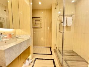 Koupelna v ubytování Shanghai Lerongju Boutique Apartment Metro Line 8 20meter