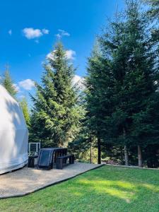 Vonkajšia záhrada v ubytovaní Silence Glamp - Glamping Bieszczady