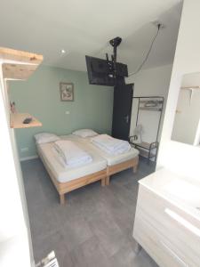 Un ou plusieurs lits dans un hébergement de l'établissement La colloc rue des bulles