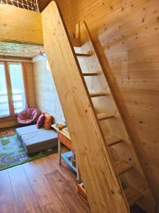 Postel nebo postele na pokoji v ubytování Tiny house La Grange Inden