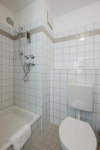 Koupelna v ubytování Hotel Mirage
