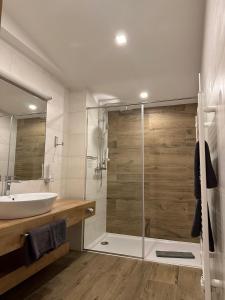Koupelna v ubytování Hotel zur Post