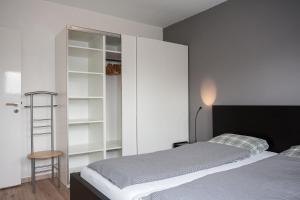 Postel nebo postele na pokoji v ubytování Haus Schulz