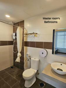 Koupelna v ubytování B-Lagoon Resort 3BR Melaka