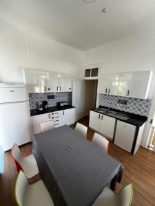 Kuchyň nebo kuchyňský kout v ubytování Lazareto 148 Hostel