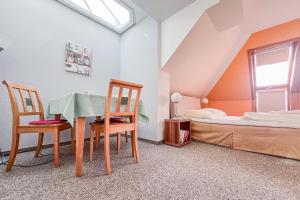 Ένα ή περισσότερα κρεβάτια σε δωμάτιο στο Villa Viktoria Whg 22 - "Min lütt Stuuv"