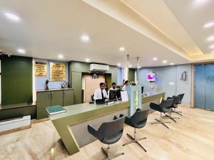 Vstupní hala nebo recepce v ubytování Western Blu INN