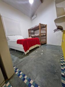 Postel nebo postele na pokoji v ubytování Pousada Familia Viva Trindade
