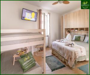 Postel nebo postele na pokoji v ubytování B&B Casaffitti
