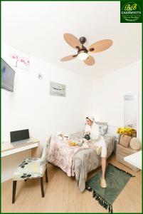 Postel nebo postele na pokoji v ubytování B&B Casaffitti