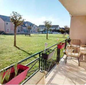 Aed väljaspool majutusasutust T3 Charles de Gaulles, Disney, Astérix, Parc des expo