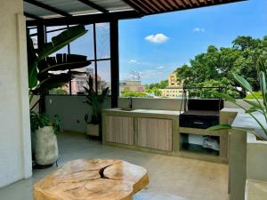 Balkón nebo terasa v ubytování Baum Loft San Fernando 402
