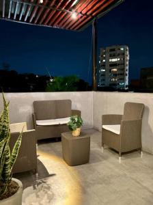 Posezení v ubytování Baum Loft San Fernando 402