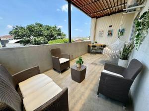 Posezení v ubytování Baum Loft San Fernando 402