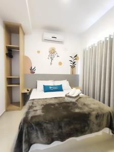 Postel nebo postele na pokoji v ubytování Apartamento completo em Búzios