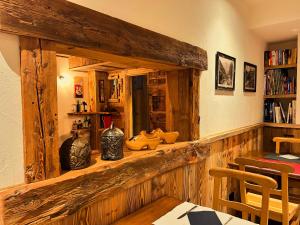 Knihovna v bed and breakfast