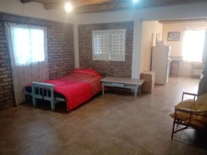 Casa Caminos del vinoにあるベッド