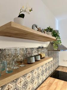 Η κουζίνα ή μικρή κουζίνα στο La Casetta-Incantevole casa indipendente