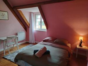 Postel nebo postele na pokoji v ubytování Chambres d'hotes bord de mer