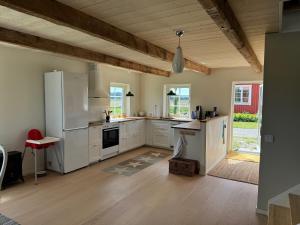 Dapur atau dapur kecil di Friseboda