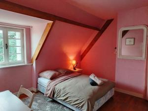 Postel nebo postele na pokoji v ubytování Chambres d'hotes bord de mer