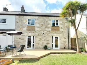 Bygningen som feriehuset ligger i