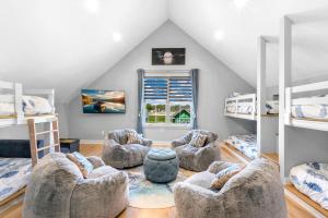 オタワにあるPort Place Paradiseの屋根裏部屋(ソファ、二段ベッド付)