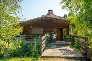 Zahrada ubytování Le Grand Nid - Gîte La Maison Alvéole