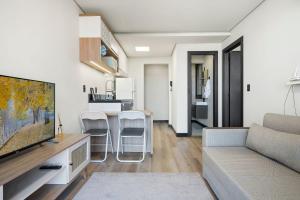 Kuchyň nebo kuchyňský kout v ubytování Welter You com Piscina Aquecida 1dorm by Achei