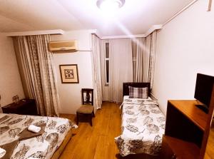 Postel nebo postele na pokoji v ubytování Hotel Acar