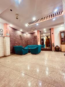 Posezení v ubytování Hotel Satwah Home Stay Just 10 Minute Away Form Nizamuddin Railway Station