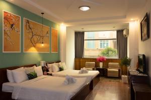 TV/trung tâm giải trí tại Vilion Central Hotel & Spa