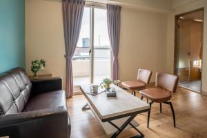 Et sittehjørne på CHECK inn Express Taichung Yizhong