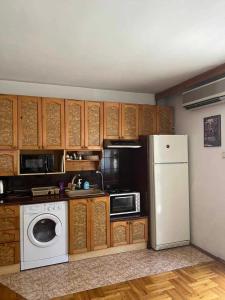 Kuchyň nebo kuchyňský kout v ubytování Martin`s apartments
